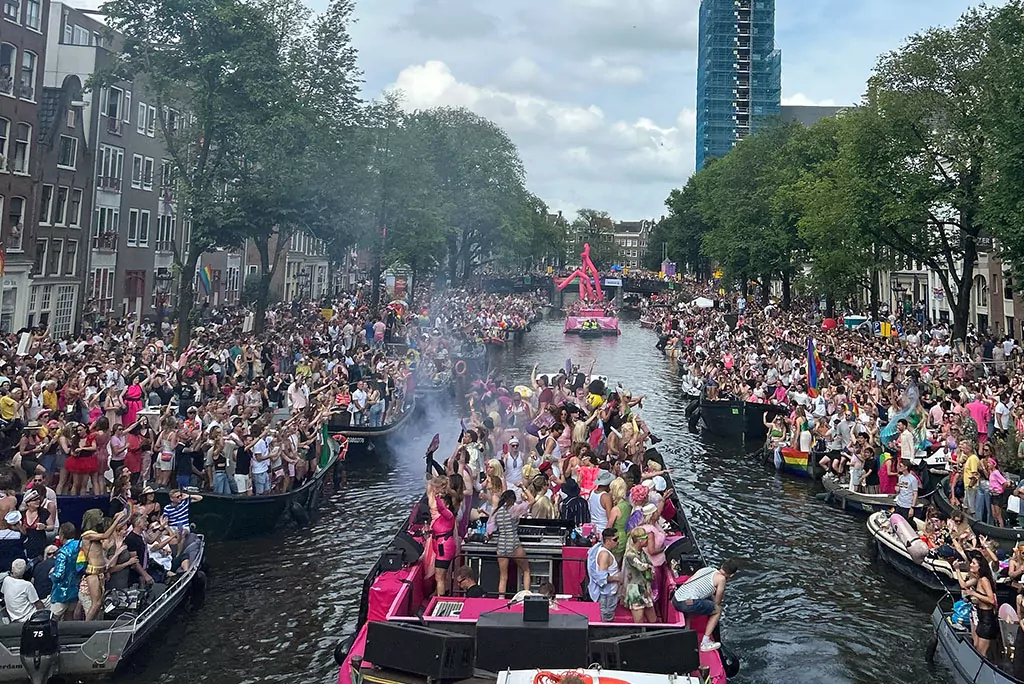 amsterdam canal parade