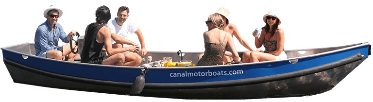 This is what you get with Canal Motorboats