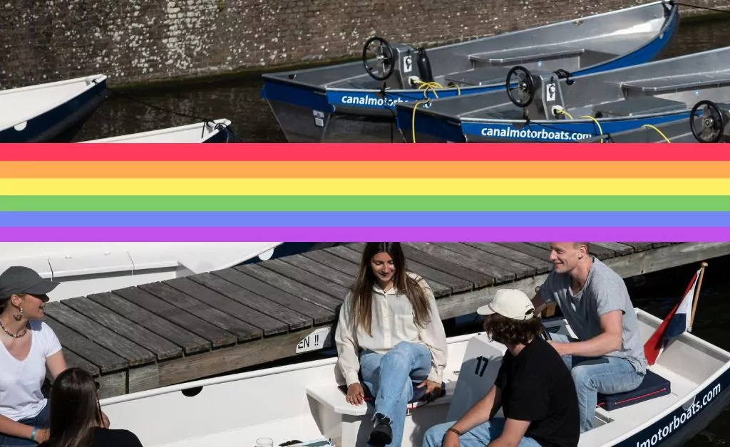 Amsterdam Gay Pride Privé Boot zonder Kapitein