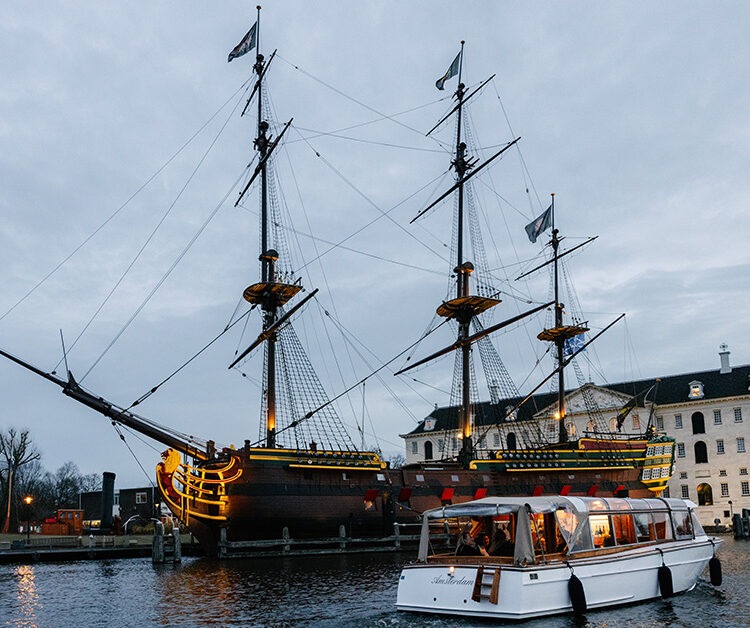 bateau-salon Amsterdam 50 personnes
