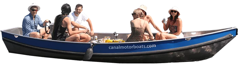This is what you get with Canal Motorboats